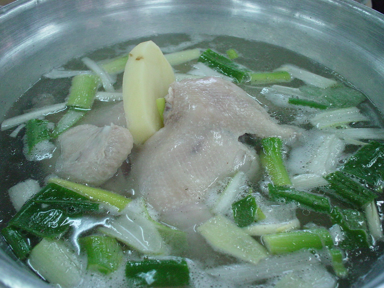 Dakhanmari (literally one whole chicken) in Korean cuisine.
