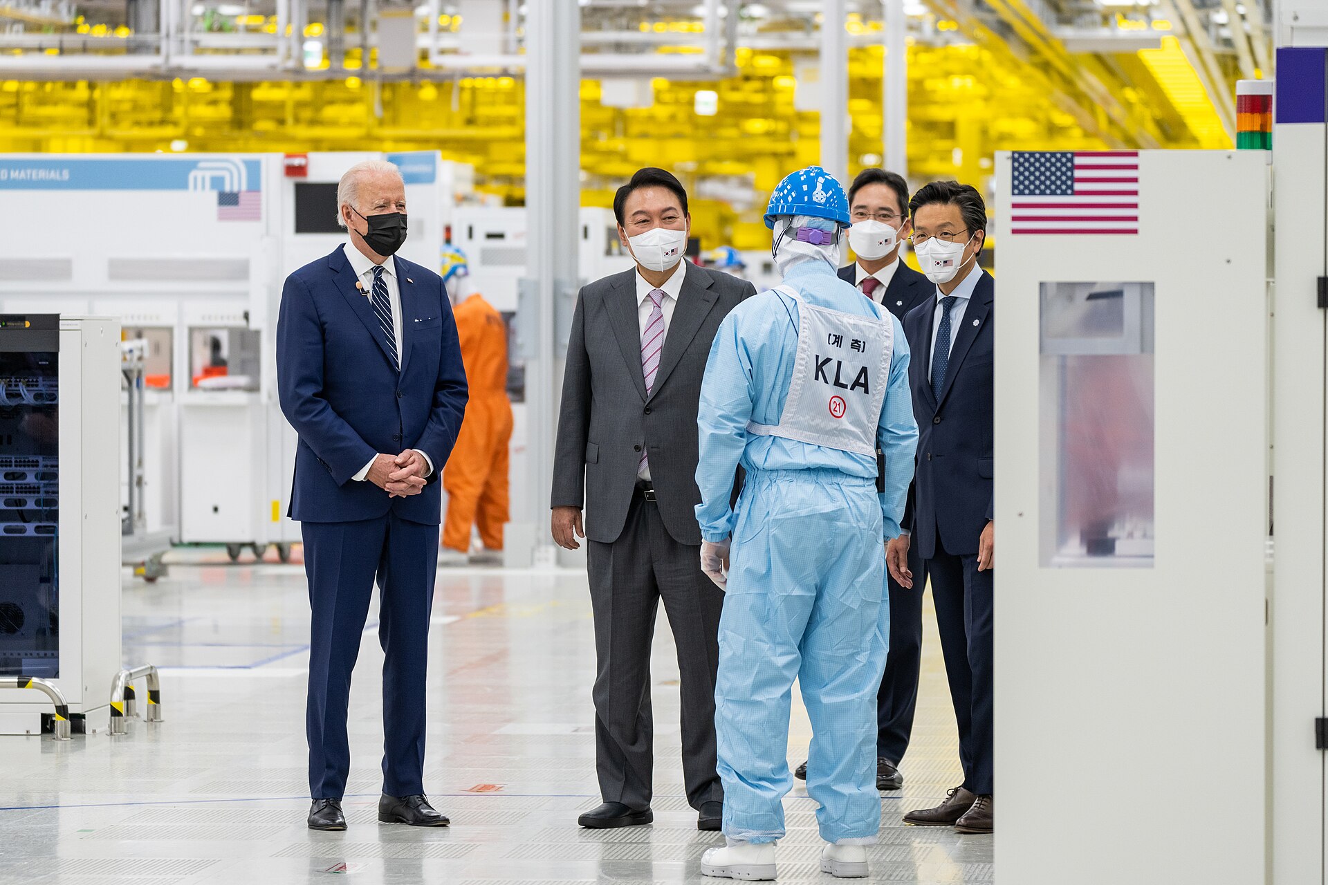 I just toured a cutting-edge plant in the Republic of Korea that makes some of the most advanced semiconductor chips in the world.