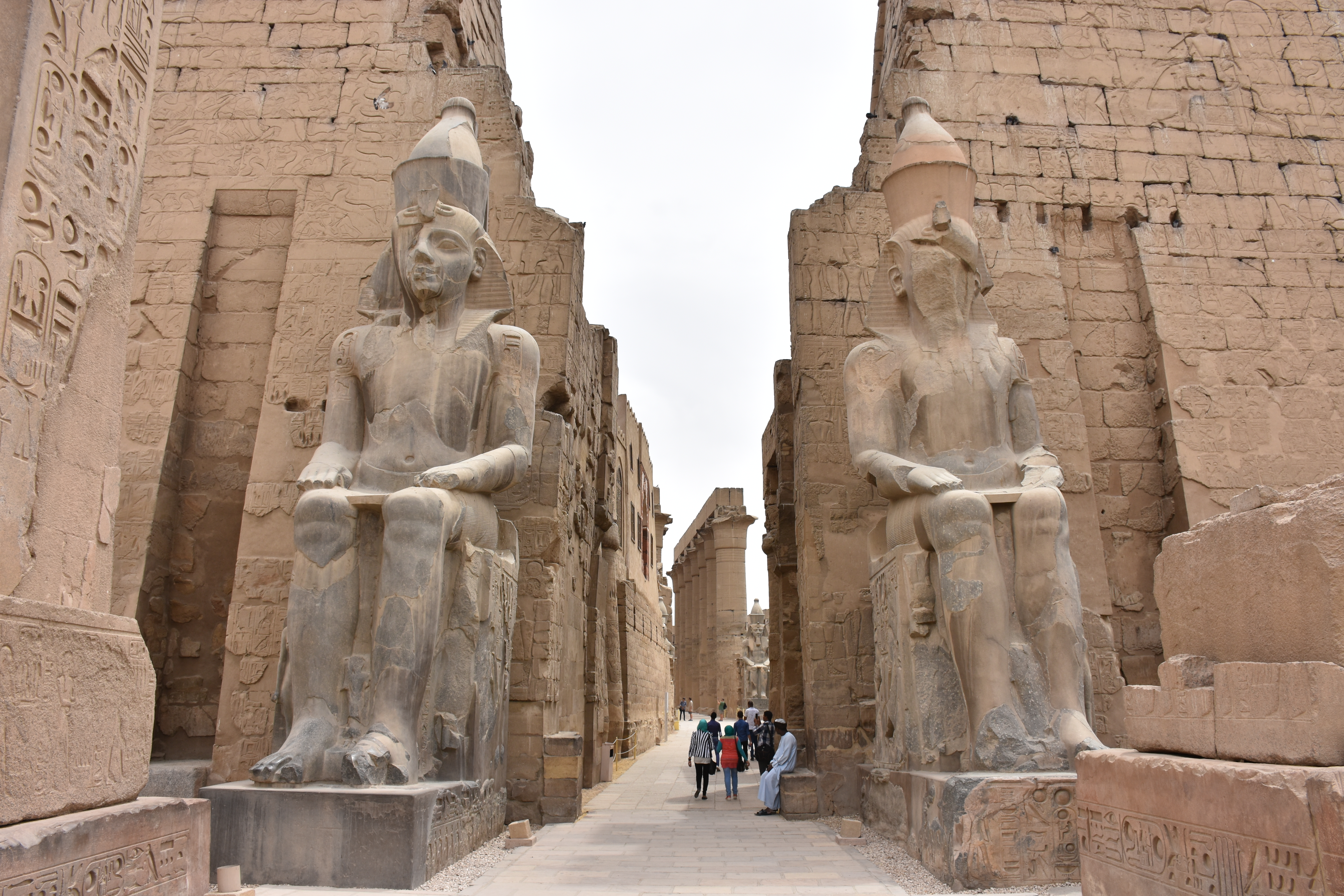 Entrance to Luxor Temple, Egypt